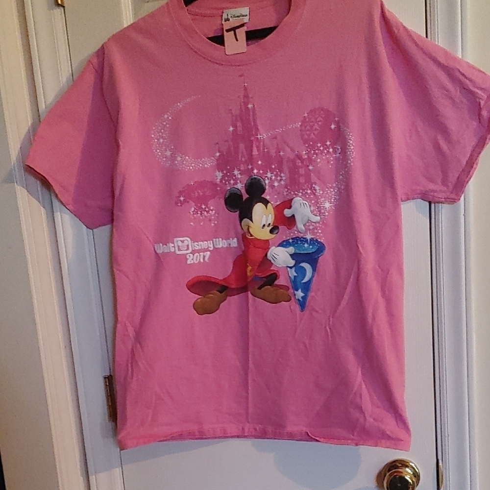 Disney World 2017 Pink Mickey Mouse T-Shirt